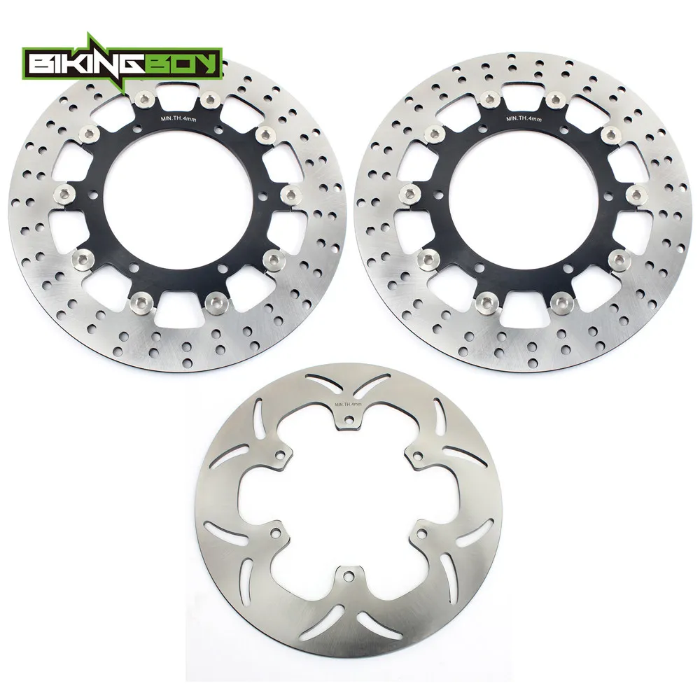 BIKINGBOY Передние Задние тормозные диски Rotors FJR 1300 XVS 1100 V-Star классический серебристый