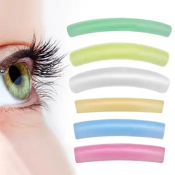 

6Pairs Reusable Curl Eyelash Patches Lash Perm Rods Lift Stickers Makeup Tools Eye Makeup Hot