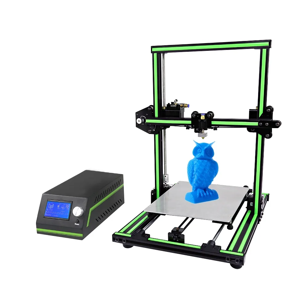 LMYSATR E10 3D-принтеры комплект зеленый Алюминий Frame Высокая точность рабочего стола
