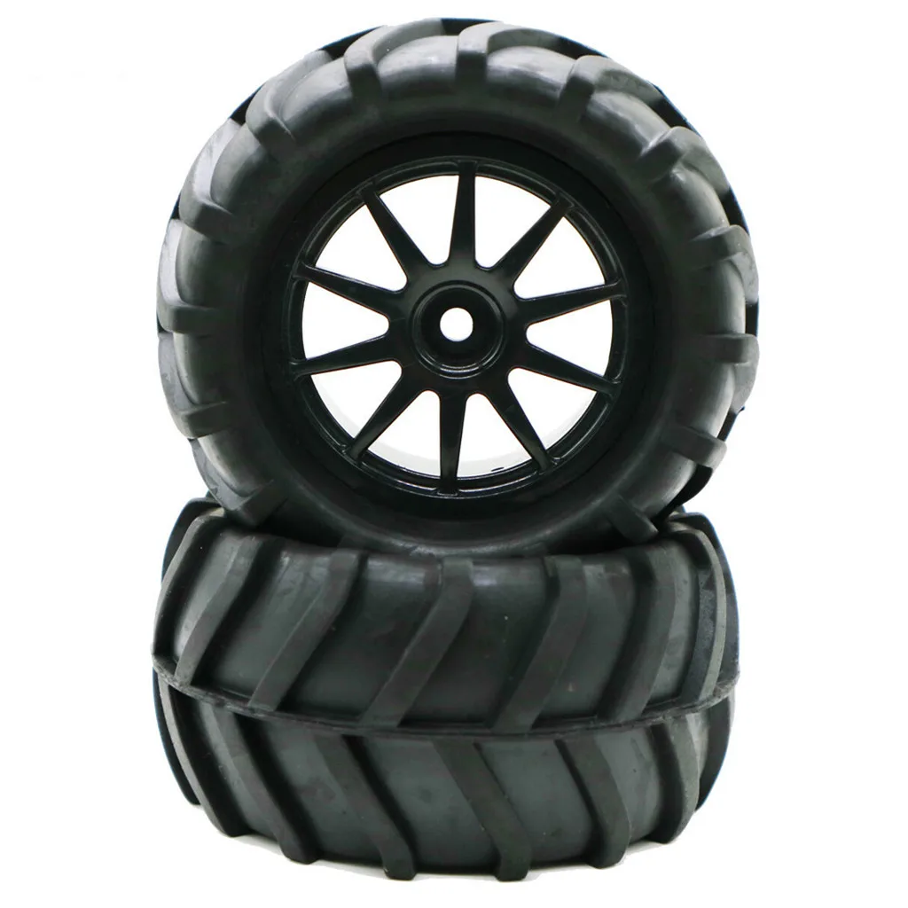 2pcs Car Tires Rubber Wheel Tyre 82mm For 1:16 Rc On Road Rock Crawler Car Truck Rc Car Accessories Rc Parts Игрушки Для Детей