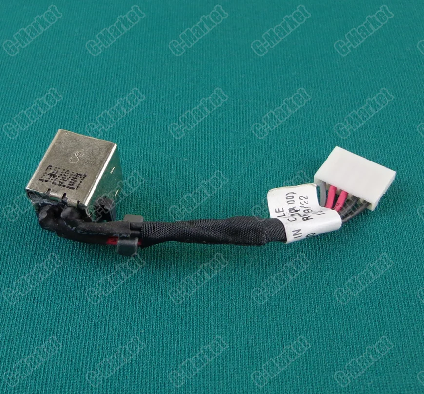 

1-20pcs/lot New Laptop DC Power Jack with cable for DELL Latitude CN-06KVRF DC30100NV00 DC Jack with cable