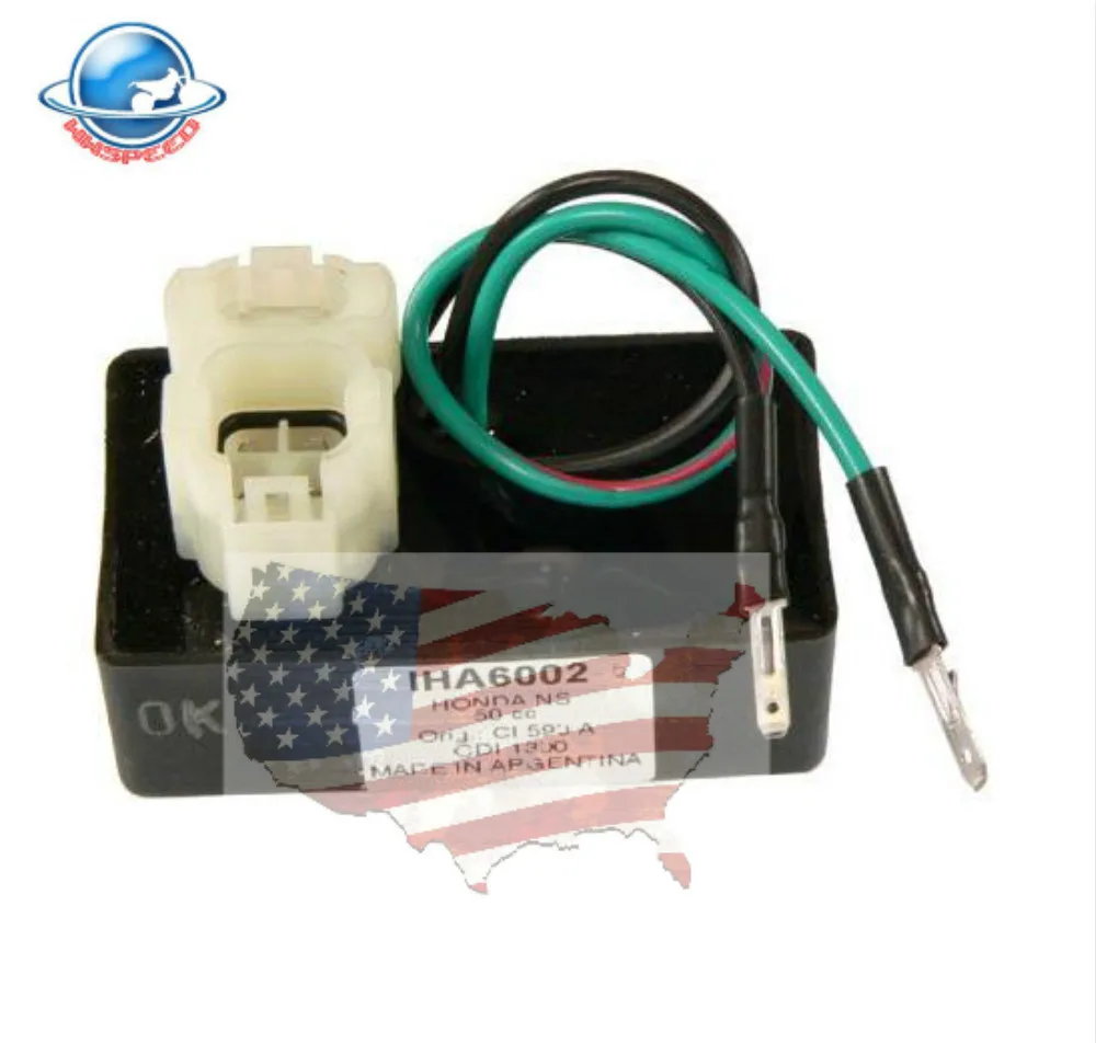 WWWSPEED O.E.M IHA6002 CDI модуль для 49CC Hon da NS50F мотоцикла 1990 90/30410-GE2-670 CI590A США Продавец |