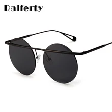 Ralferty, винтажные Круглые Солнцезащитные очки для женщин и мужчин, Ретро стиль, панк стиль, готика, солнцезащитные очки, UV400, прозрачные солнцезащитные очки для женщин, солнцезащитные очки A1118