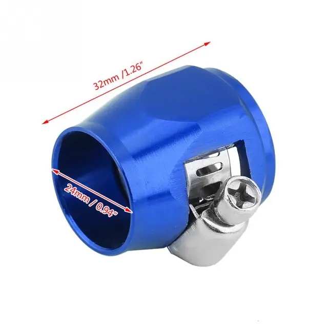 Car Oil Fuel Hose End Clamp Finisher Water Line Clip Hose Connectors