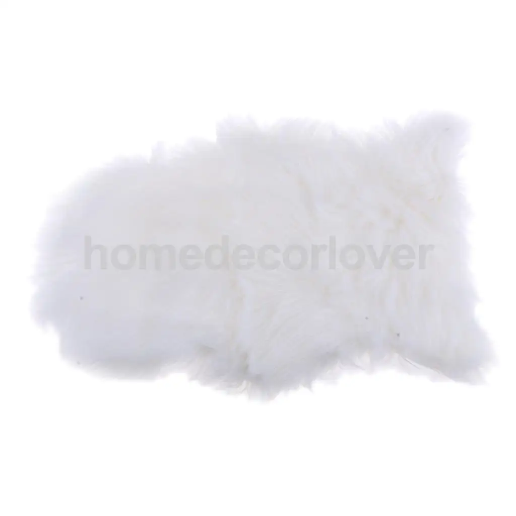 40x60cm Sheepskin Fluffy Skin Faux Fur Fake Rug Mat Rugs For Living Room Bedroom Sofa Floor 