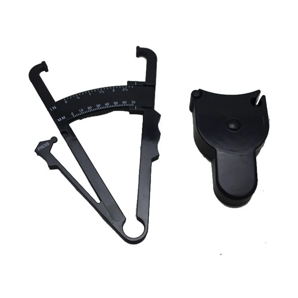 Y Shaped Ruler Fat Caliper Set Body Fat Tester Skinfold Measurement Tape Body Face Health Care