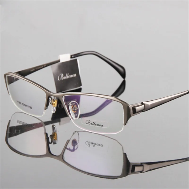 

Men's Titanium Glasses Half frame Spectacle titanium Optical Frame Prescription Eyewear Frames 167