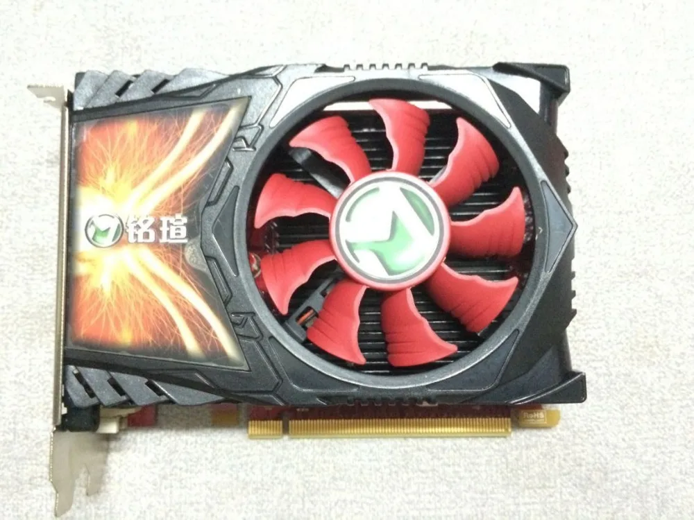 original graphics card Desktop computer game for MAXSUN HD6570 2046M 128BIT DDR3 DX11 DVI+VGA+hdmi free shipping used gtx740 energy efficient desktop game disassemble graphics 1gd5