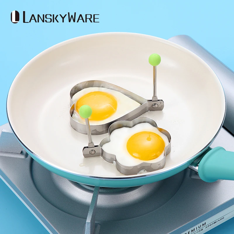 LANSKYWARE 4 шт./компл. из нержавеющей стали жареное яйцо формы для блинов кухонные