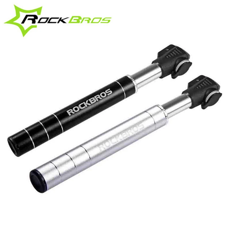 ROCKBROS 100Psi Mini Bicycle Hand Air Pump Aluminum Alloy Bike Pump