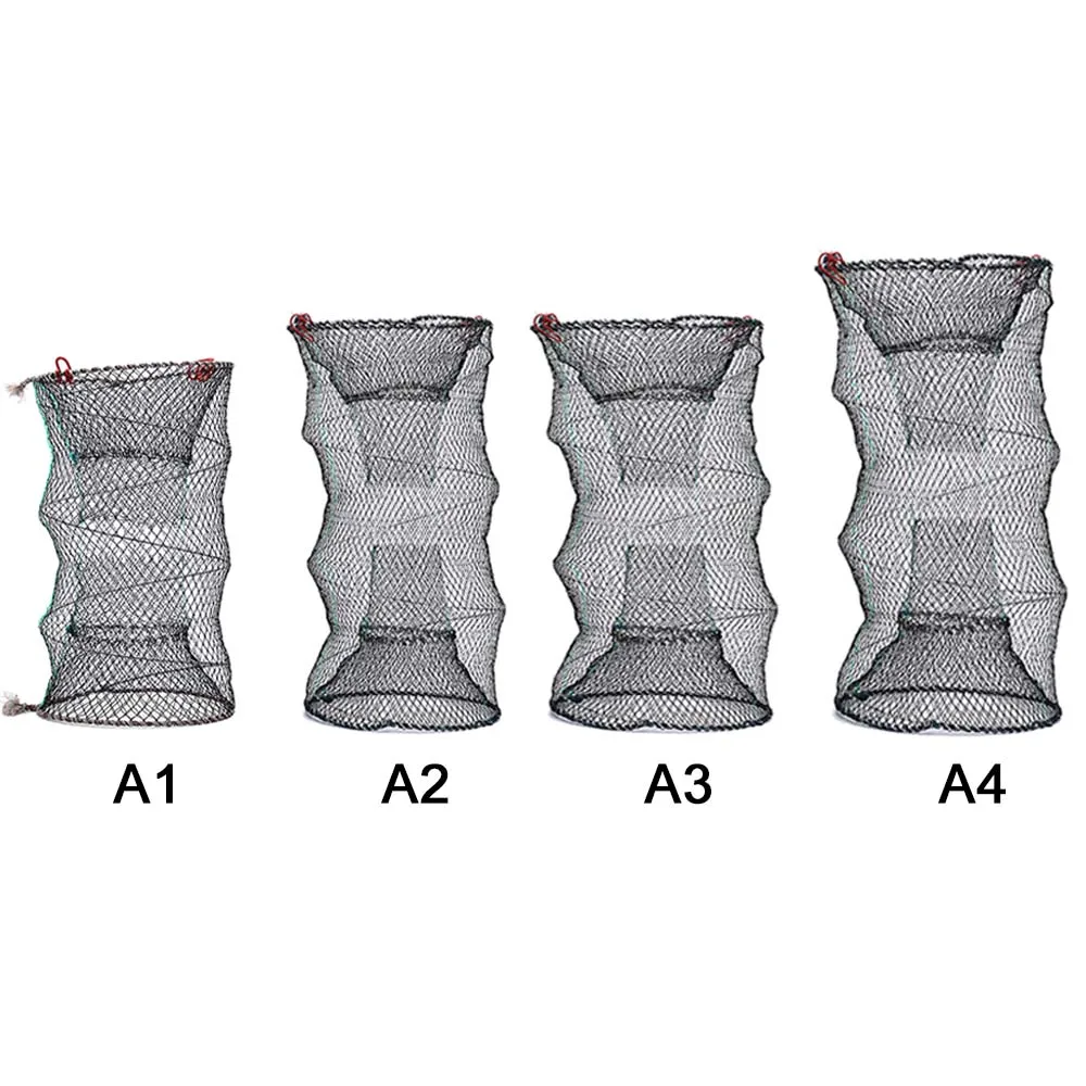 

Fish Net Eel Prawn Shrimp Live Bait Fishing Collapsible Trap Cast Keep Net Crab Crayfish Lobster Catcher Pot Trap