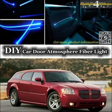 Для Dodge Magnum 2004~ 2008 внутренняя настройка окружающего света атмосферное волокно-оптическое освещение панели двери освещение тюнинг