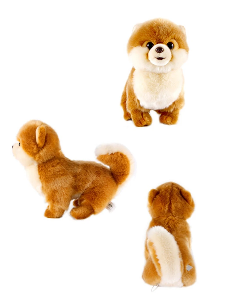 Dorimytrader lovely mini animal Shiba Inu plush toy soft quality animals akita dog doll baby gift decoration 28x22x13cm DY50136  (9)