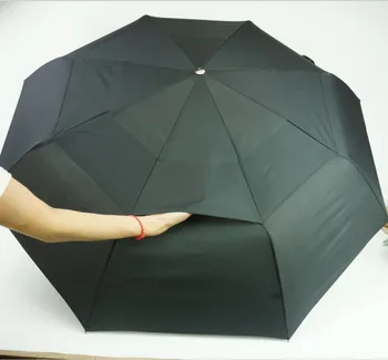 

Top High quality men Windproof Umbrella male Commercial Automatic Three Folding paraguas Man's parasol big sale