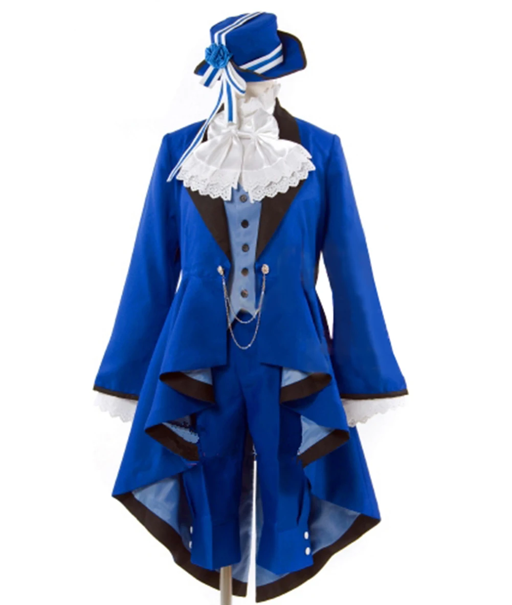 Brdwn Black Butler II унисекс Sebastian Alois Trancy Ciel brithday Shinigami Grell Sutcliff Red Death костюм для