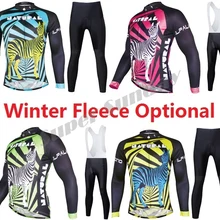 Мужская профессиональная команда майки для велоспорта Одежда для езды на велосипеде с длинными рукавами велосипедные майки Зимняя флисовая дополнительная одежда для езды на велосипеде