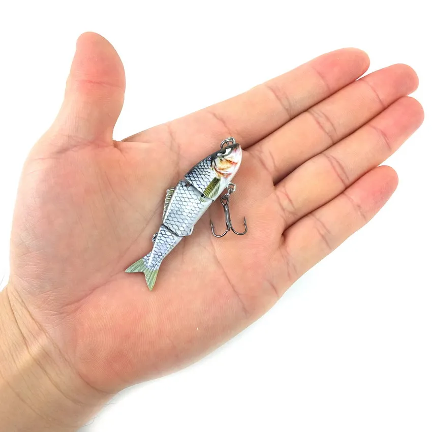 1pcs 2G/5G Mini Fishing Lure Jointed Minnow Swimbait Bass Perch Pike