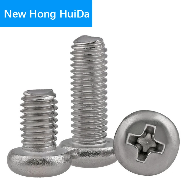 

Phillips Pan Round Head Cross Recessed Screw Thread Metric Machine Bolt 304 Stainless Steel M8