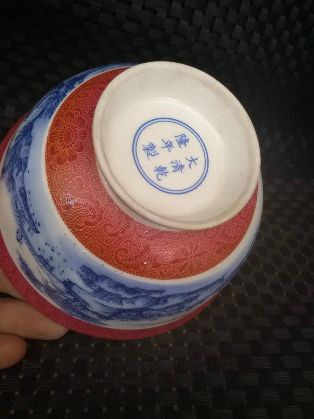Китайская старая фарфоровая чаша пастельный сине белая чаша|pastel blue|bowl bluebowls porcelain
