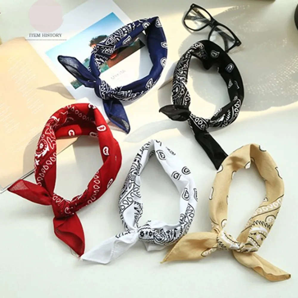 

Korean Style Floral Elastic Knotted Headwear Summer Lovely Hairband Women Hair Accessories Turban Twist Cross Headwrap Girl