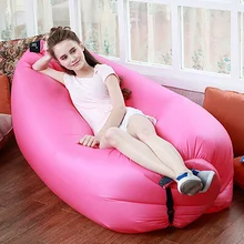 Fast Inflatable Hang Out Sofa Lazy Sofa Outdoor Camping Bed Lounge inflatable Sofa chair Beach Couch Chair Air Lazy sleep Bags