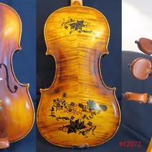 SONG Brand master 5 струны для скрипки 4/4, громкий и насыщенный звук, рисунок сзади#12072