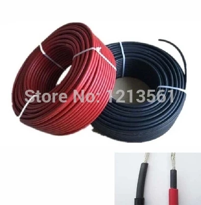 

4mm2 single conductor black PV Cable used for off-grid and grid connected PV System