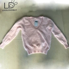 LOVELYDONKEYLOVELYDONKEYmilk кашемировый свитер Женский Пуловер кашемировый большой размер M432