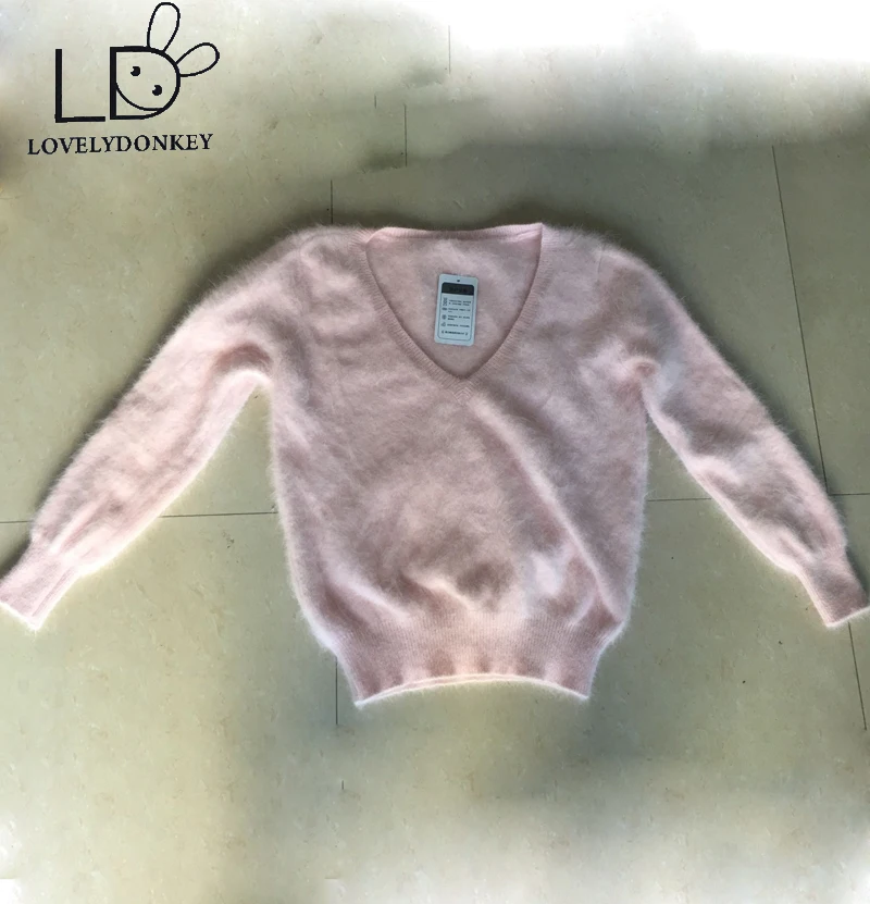Женский кашемировый свитер lovelydonkeymilk большие размеры M432 | Женская одежда