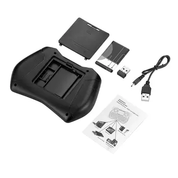 

Mini 2.4GHz Keyboard I9 Plus Colorful Backlight Fly Air Mouse Wireless Keyboard With Touchpad Remote Control Work For Android TV