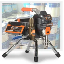 Высоконапорная безвоздушная распылительная машина Профессиональный безвоздушный распылитель краски 395 инструмент для краски