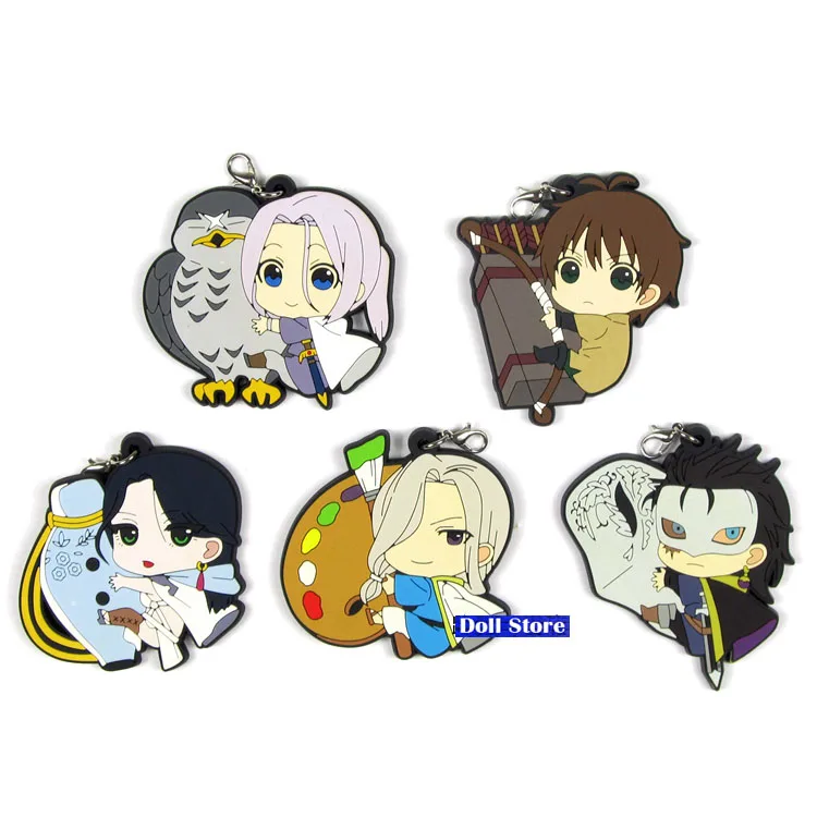 

Arslan Senki, The Heroic Legend of Arslan Original Japanese anime figure rubber mobile phone charms/key chain/strap D274