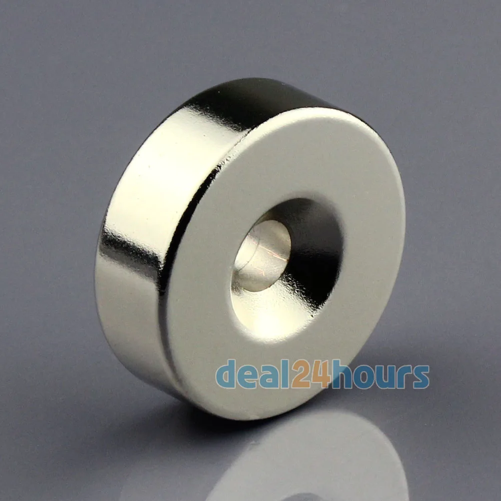 10pcs Strong Ring Magnet D 10*3mm Countersunk Hole:3mm N50 Rare Earth Neodymium 