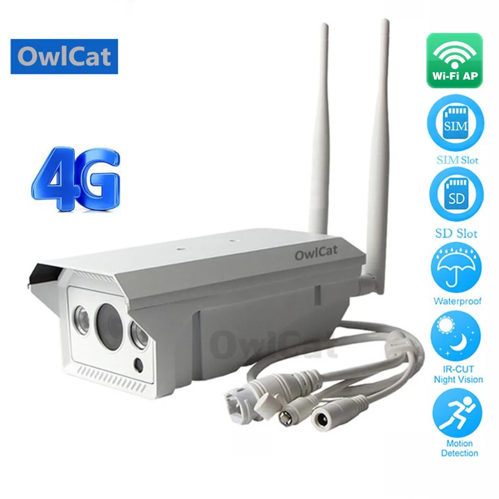 

HD 1080P 2MP PTZ IP Camera Outdoor Waterproof IP66 3G 4G SIM Card Wifi Camera CCTV P2P CamHi Max 128G Micro SD Card Storage