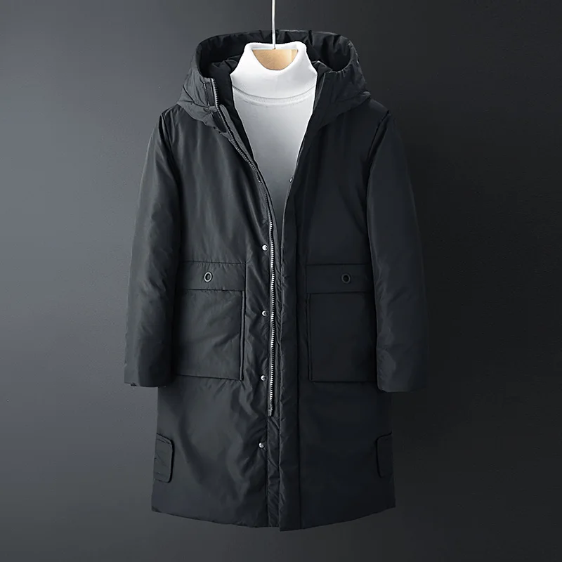

2019 Brand Winter Down Jacket Men Long Parka Thick Warm Hooded Parka Male Coat Winter Jacket Men Coat Plus Size 3XL Men Clothes
