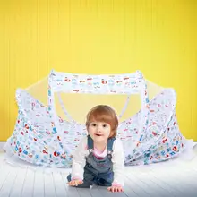 3 шт./компл. детская противомоскитная сетка для малышей дышащие Складная люлька покрывало с Подушка Установка детская невыпадающая Соска-москитная сетка