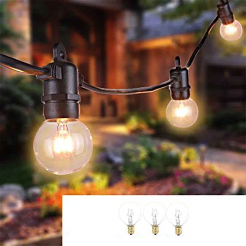 

ARILUX 7.62M 25 G40 Globe Bulbs String Lights Outdoor Waterproof Ball String Light for Party Patio Garland Wedding