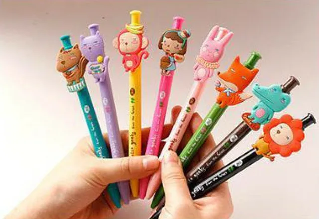 Best Offers Hot sale Korea kawaii 3D animal series ball pen.Hellogeeks pen.animal pen .gifts casual style kawaii fashion gift pen. new arriv