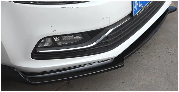 ABS передний сплиттер бампер спойлер Диффузор Крышка для VW POLO по EMS