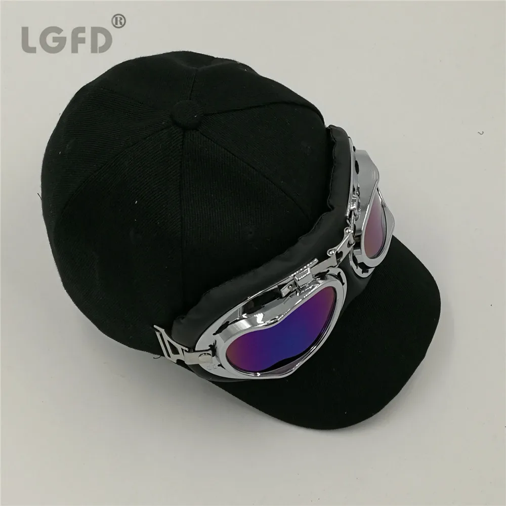 2017 NEW arrival men kids pilot glass cotton baseball cap snapback with