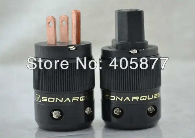 

Hi End audio pure Red copper US power plug & IEC power connector 5pairs