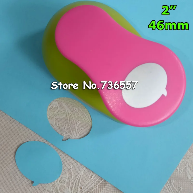 free shipping 2 inch (4.6cm) Dialog box design craft punch paper hole