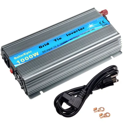 

NEW 1000W 18-36V DC to 110-220V AC Sine Wave Grid Tie Micro Inverter For MPPT Solar Grid Connection Solar Panel System