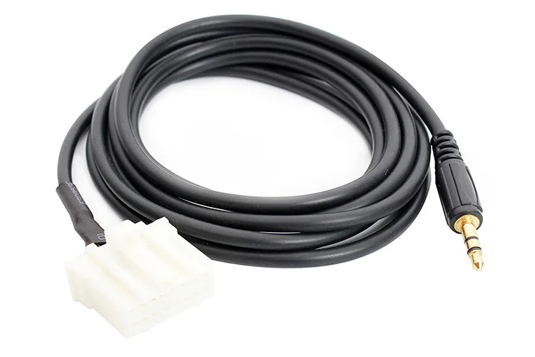 

5pcs/lot Car 3.5mm AUX Audio CD Interface Adapter Cable For car Mazda 2 3 5