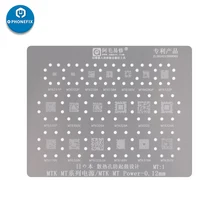 PHONEFIX 19 в 1 MTK MT серия power IC BGA Rework реболлинг Трафарет Шаблон комплект для телефона профессиональный паяльник ремонт