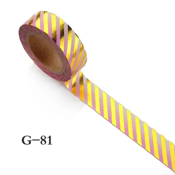 

Coloffice Creative Cute Bronzing and Paper Tape Decoration Dot Pineapple Pattern Sticker Girl Gifts Office School Supplies 1PC