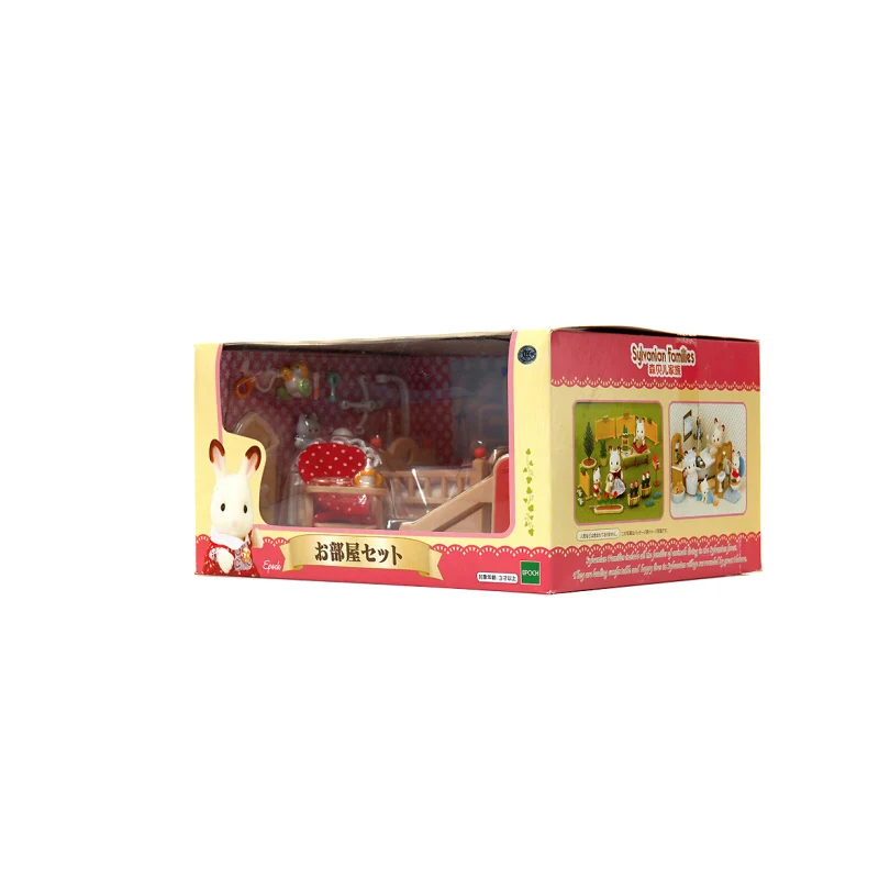 Sylvanian Families кукольный домик, мебель, аксессуары для детской спальни, сцена, игровой набор, без рисунка, для девочек, детская игрушка, подарок, Новинка