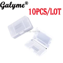 10 шт./партия, прозрачный пластиковый чехол для игровой консоли с карточным картриджем, чехол для GameBoyAdvance, корпус SP Boy Advance