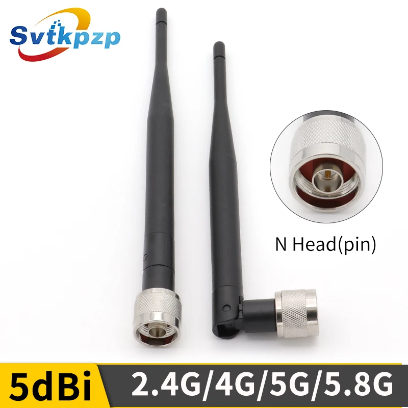 Всенаправленная антенна с высоким коэффициентом усиления 5dBi N разъем 2 4 ГГц Wi Fi