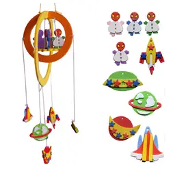4 шт. дети DIY ручной EVA Wind chime украшения игрушки/Дети 3D ремесло Wind chime наклейки для обучения образовательных игрушки